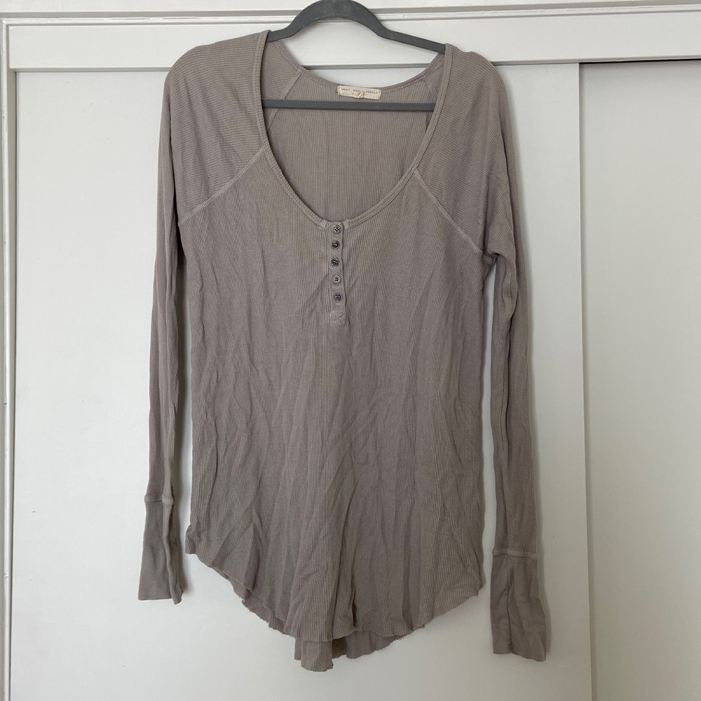 UO Urban Outfitters Truly Madly Deeply Thermal Long Sleeve size Small
